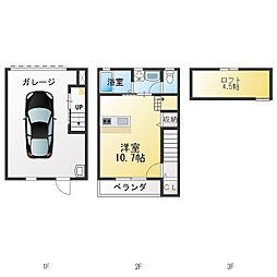 エステートG ワンルームの間取図画像