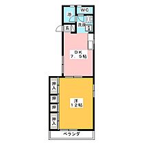 ホワイトビル  ｜ 愛知県尾張旭市三郷町中井田（賃貸マンション1DK・3階・44.38㎡） その2