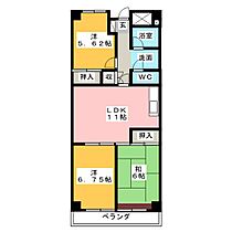 里水マンションＡ棟  ｜ 愛知県尾張旭市旭前町２丁目（賃貸マンション3LDK・4階・65.45㎡） その2