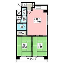 ノーサイドマンション  ｜ 愛知県瀬戸市中水野町１丁目（賃貸マンション2LDK・4階・50.00㎡） その2