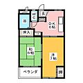 パレス東栄2階4.6万円