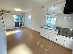 カレントひまわり 1階1LDKのリビング/ダイニング