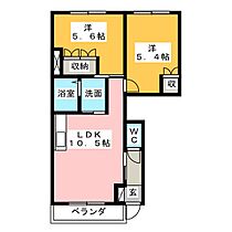 ルーラルハウスII  ｜ 愛知県愛知郡東郷町三ツ池１丁目（賃貸アパート2LDK・1階・47.37㎡） その2