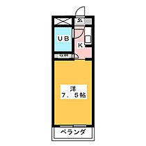 サンシャイン富士パートII  ｜ 愛知県日進市三本木町下川田（賃貸マンション1K・2階・19.71㎡） その2