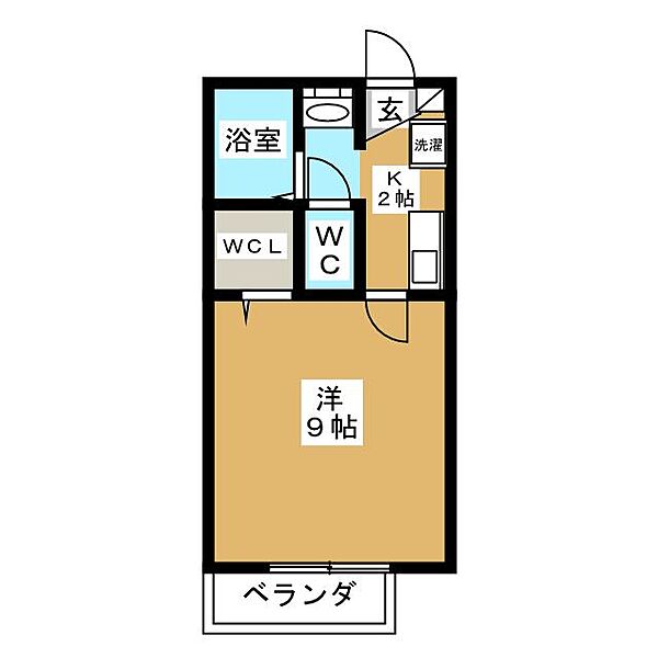 シティグランツ黒笹 ｜愛知県みよし市黒笹いずみ１丁目(賃貸アパート1K・2階・26.50㎡)の写真 その2