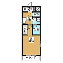 メゾンエスポワール  ｜ 愛知県みよし市黒笹いずみ１丁目（賃貸マンション1K・1階・27.95㎡） その2