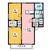 ヒルズきざし　Ｂ棟  ｜ 愛知県愛知郡東郷町清水２丁目（賃貸アパート2LDK・2階・57.30㎡） その2