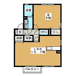 間取図画像 1LDK