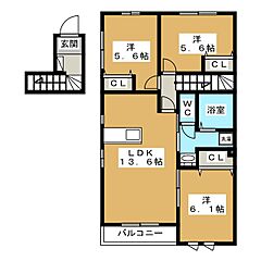 物件の間取り