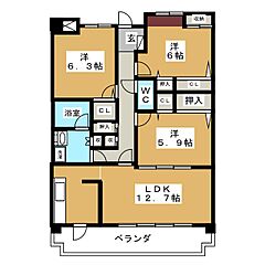 物件の間取り