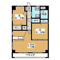 ルミエール今  ｜ 愛知県海部郡蟹江町大字今字二之坪（賃貸マンション2LDK・5階・56.70㎡） その2