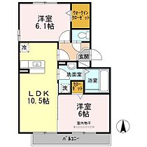 グレースコートI  ｜ 愛知県海部郡蟹江町大字西之森字才勝（賃貸アパート2LDK・2階・52.55㎡） その2