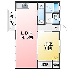 間取図画像 1LDK
