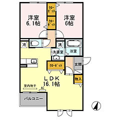 物件の間取り