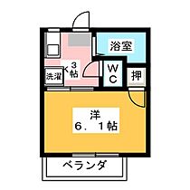 ジュネス八幡  ｜ 愛知県北名古屋市熊之庄八幡（賃貸アパート1K・2階・20.20㎡） その2