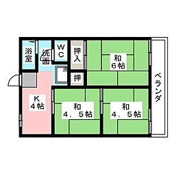上小田井駅 3.8万円