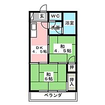 日光寺マンション  ｜ 愛知県北名古屋市熊之庄城ノ屋敷（賃貸マンション2K・5階・34.42㎡） その2