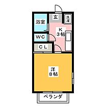 アーバンコート西春  ｜ 愛知県北名古屋市九之坪下葭田（賃貸アパート1K・1階・26.49㎡） その2