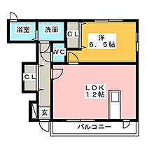 ブリーゼ諏訪  ｜ 愛知県北名古屋市中之郷諏訪（賃貸アパート1LDK・1階・45.12㎡） その2