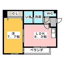 アメニティハウス峯  ｜ 愛知県北名古屋市徳重土部（賃貸マンション1LDK・2階・35.87㎡） その2