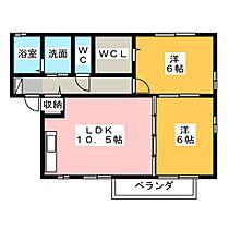 ポラリスＹ・Ｓ  ｜ 愛知県北名古屋市熊之庄細長（賃貸アパート2LDK・1階・53.84㎡） その2