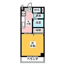 サープラスワン町田  ｜ 愛知県北名古屋市六ツ師町田（賃貸アパート1K・1階・28.00㎡） その2