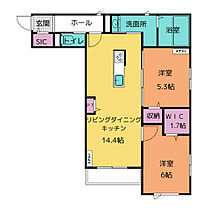 仮称　魚住様アパート 101 ｜ 愛知県北名古屋市弥勒寺東２丁目244番(予定)（賃貸アパート2LDK・1階・60.48㎡） その2