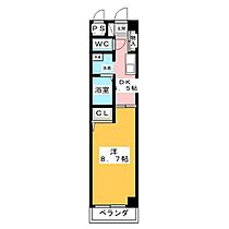 Ｅｓｐｏｉｒ2  ｜ 愛知県北名古屋市沖村西ノ郷（賃貸マンション1DK・2階・30.00㎡） その2