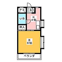 リバティーハイツ  ｜ 愛知県北名古屋市熊之庄新宮（賃貸マンション1K・3階・25.56㎡） その2