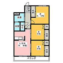 ヴァンヴェール五明　B棟  ｜ 愛知県弥富市五明２丁目（賃貸マンション3LDK・2階・65.39㎡） その2