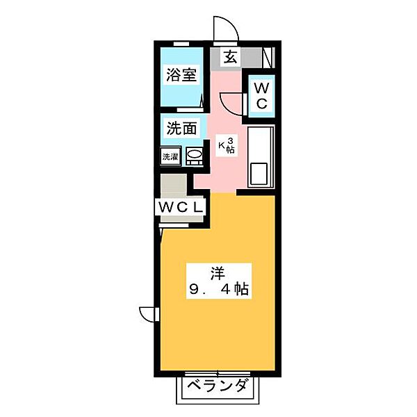 エクセレントＫ2 ｜愛知県弥富市平島東２丁目(賃貸アパート1R・1階・29.95㎡)の写真 その2