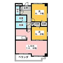 ラフレシールオーブ  ｜ 愛知県弥富市平島中４丁目（賃貸マンション2LDK・2階・62.00㎡） その2