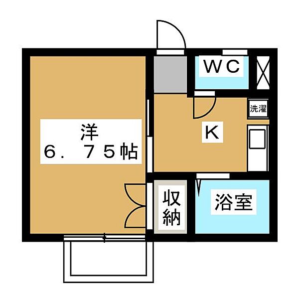 サマックスプランドール ｜静岡県静岡市駿河区有東２丁目(賃貸アパート1K・1階・22.35㎡)の写真 その2