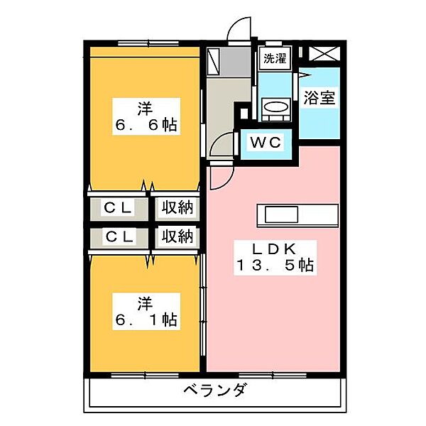 ガーデンコート北安東 ｜静岡県静岡市葵区北安東１丁目(賃貸マンション2LDK・1階・60.19㎡)の写真 その2