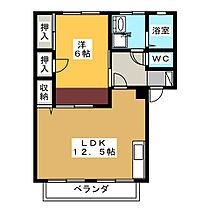 リベルテII　Ａ棟  ｜ 静岡県静岡市駿河区丸子（賃貸アパート1LDK・2階・43.48㎡） その2