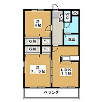 ＨＥＲＯはとり  ｜ 静岡県静岡市葵区羽鳥３丁目（賃貸マンション2LDK・2階・58.76㎡） その2