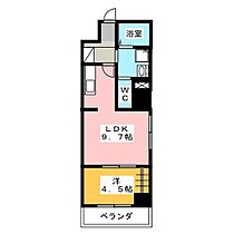 エミエール葵  ｜ 静岡県静岡市葵区本通２丁目（賃貸マンション1LDK・7階・34.93㎡） その2