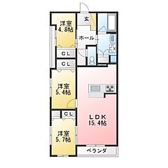 物件の間取り