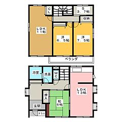 物件の間取り