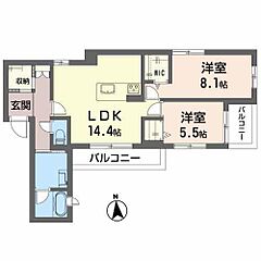物件の間取り