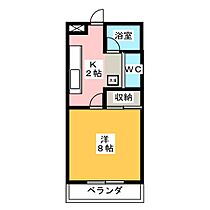 カテージ　T　II  ｜ 静岡県静岡市葵区北安東４丁目（賃貸アパート1K・2階・25.56㎡） その2