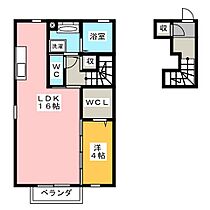 ソルサリエンテ  ｜ 静岡県静岡市葵区川合２丁目（賃貸アパート1LDK・2階・56.15㎡） その2