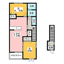 マシュ　ケ　ナダ  ｜ 静岡県静岡市駿河区池田（賃貸アパート2LDK・2階・58.86㎡） その2