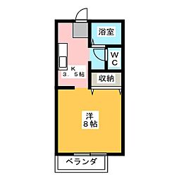 間取図画像 1K