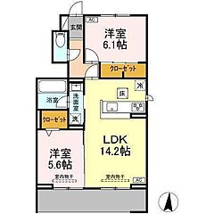 物件の間取り