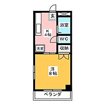 フラワーハイツ  ｜ 静岡県静岡市駿河区栗原（賃貸マンション1K・2階・25.92㎡） その2