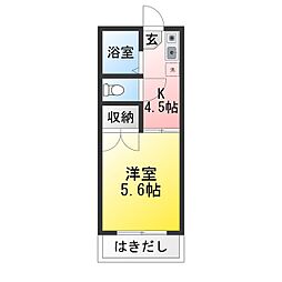 サクシードSB 1Kの間取図画像