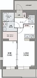 ルナールマトバ 1LDKの間取図画像