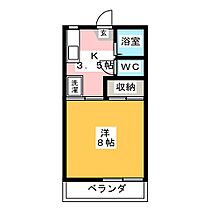 スカイヒルズII  ｜ 静岡県静岡市清水区平川地（賃貸アパート1K・1階・24.81㎡） その2