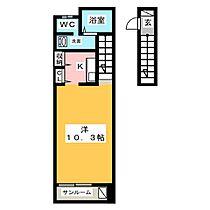 フラン　コリーヌ  ｜ 静岡県静岡市清水区船越３丁目（賃貸アパート1K・2階・35.98㎡） その2